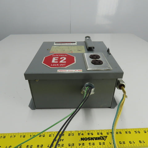 Square D SK5271S Class 9070 Disconnect Transformer Pri 230/460V Sec 115V 500VA