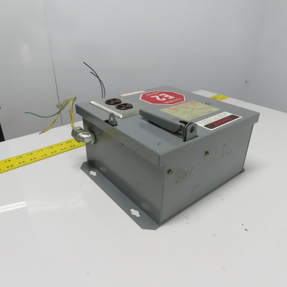 Square D SK5271S Class 9070 Disconnect Transformer Pri 230/460V Sec 115V 500VA