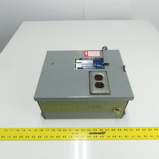 Square D SK5271V Class 9070 Disconnect Transformer Pri 230/460V Sec 115V 1500VA