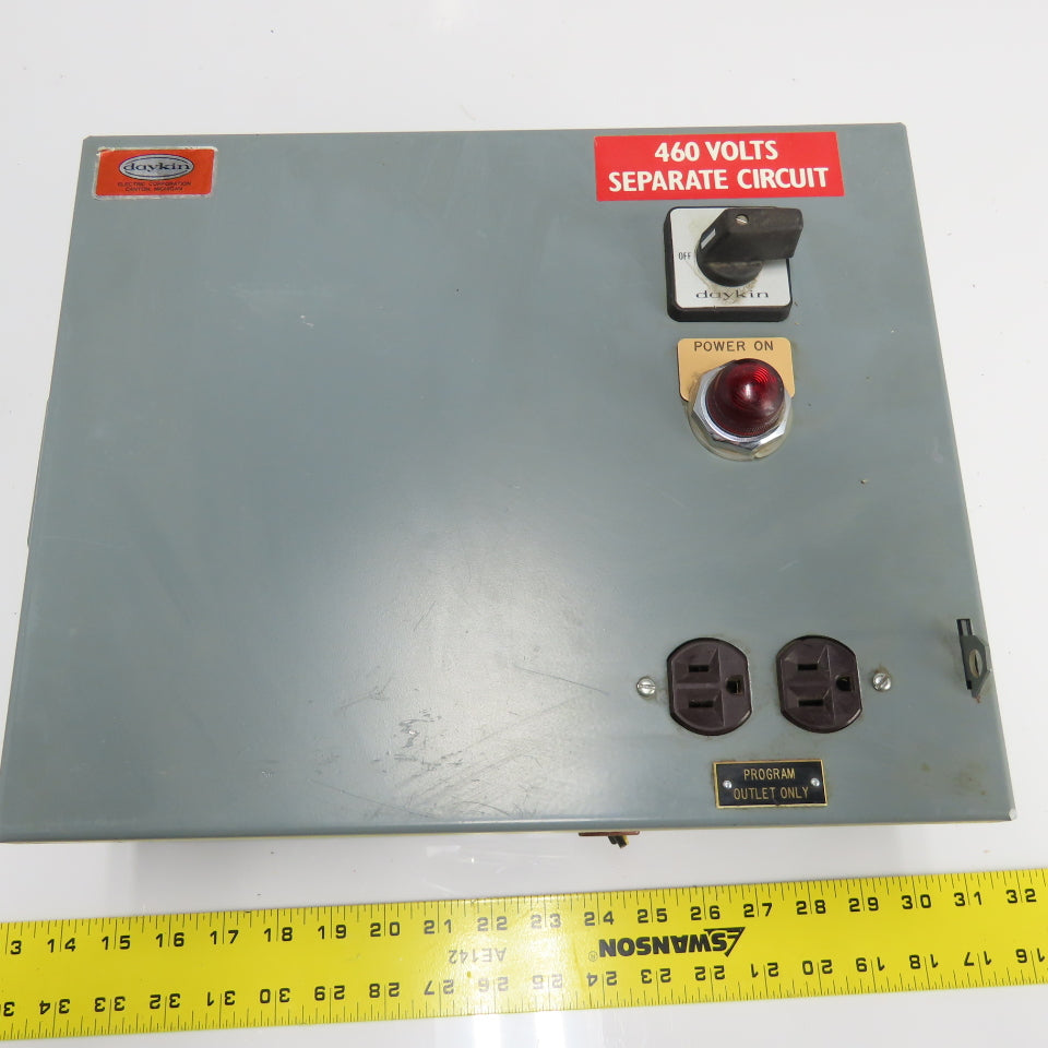 Daykin APFS-01 Enclosed Disconnect Transformer Pri 460V Sec 115V 2000VA