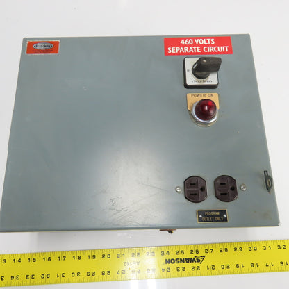 Daykin APFS-01 Enclosed Disconnect Transformer Pri 460V Sec 115V 2000VA