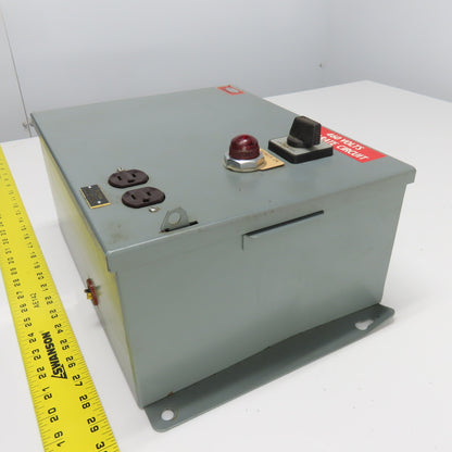 Daykin APFS-01 Enclosed Disconnect Transformer Pri 460V Sec 115V 2000VA