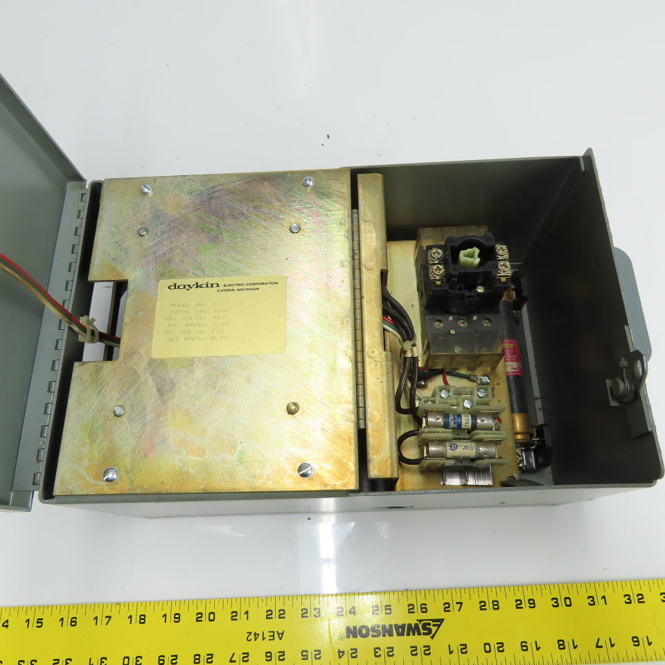 Daykin LTFS-05 Enclosed Disconnect Transformer Pri 460V Sec 115V 1000VA