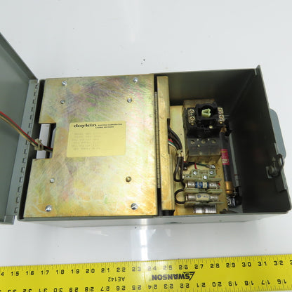 Daykin LTFS-05 Enclosed Disconnect Transformer Pri 460V Sec 115V 1000VA
