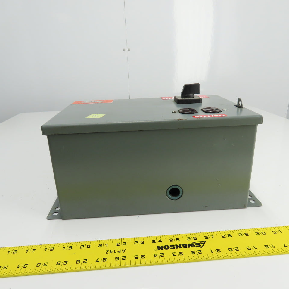 Daykin LTFS-05 Enclosed Disconnect Transformer Pri 460V Sec 115V 1000VA
