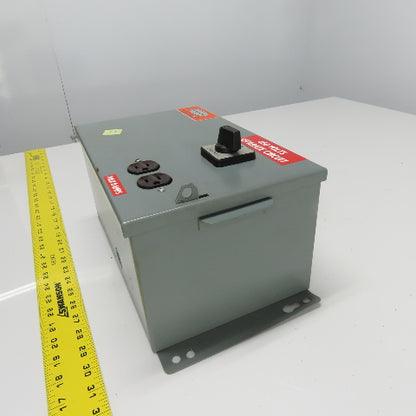 Daykin LTFS-05 Enclosed Disconnect Transformer Pri 460V Sec 115V 1000VA