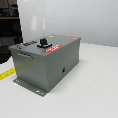 Daykin LTFS-05 Enclosed Disconnect Transformer Pri 460V Sec 115V 1000VA