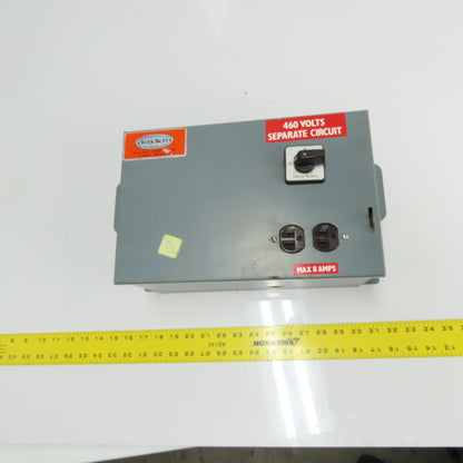 Daykin LTFS-05 Enclosed Disconnect Transformer Pri 460V Sec 115V 1000VA