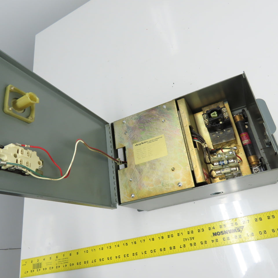Daykin LTFS-05 Enclosed Disconnect Transformer Pri 460V Sec 115V 1000VA