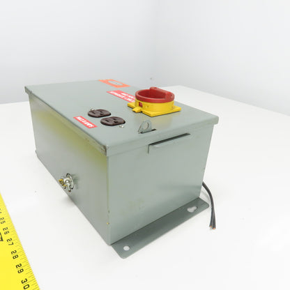 Daykin LTFS-05 Enclosed Disconnect Transformer Pri 460V Sec 115V 1000VA