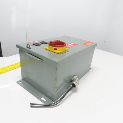 Daykin LTFS-05 Enclosed Disconnect Transformer Pri 460V Sec 115V 1000VA