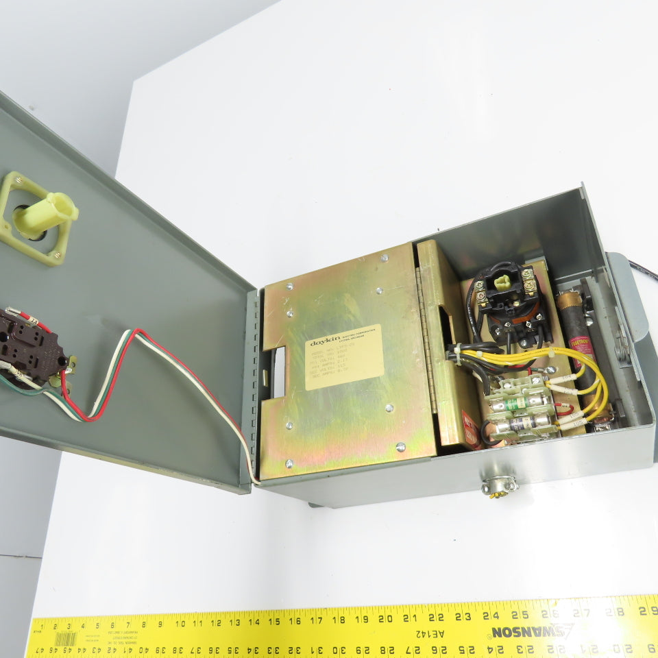 Daykin LTFS-05 Enclosed Disconnect Transformer Pri 460V Sec 115V 1000VA