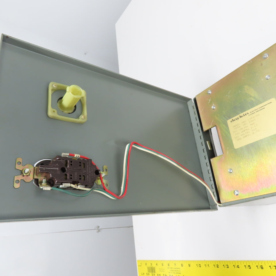 Daykin LTFS-05 Enclosed Disconnect Transformer Pri 460V Sec 115V 1000VA