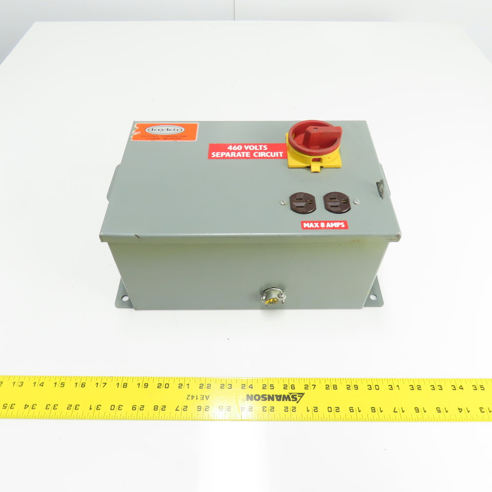 Daykin LTFS-05 Enclosed Disconnect Transformer Pri 460V Sec 115V 1000VA