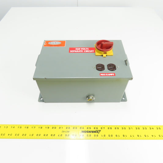 Daykin LTFS-05 Enclosed Disconnect Transformer Pri 460V Sec 115V 1000VA