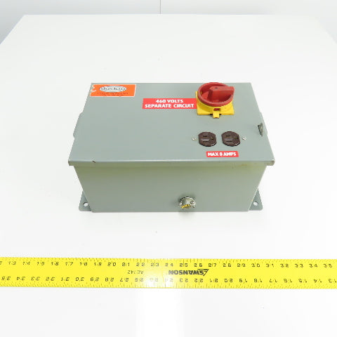 Daykin LTFS-05 Enclosed Disconnect Transformer Pri 460V Sec 115V 1000VA