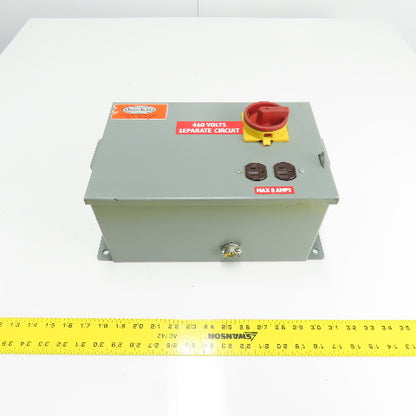 Daykin LTFS-05 Enclosed Disconnect Transformer Pri 460V Sec 115V 1000VA