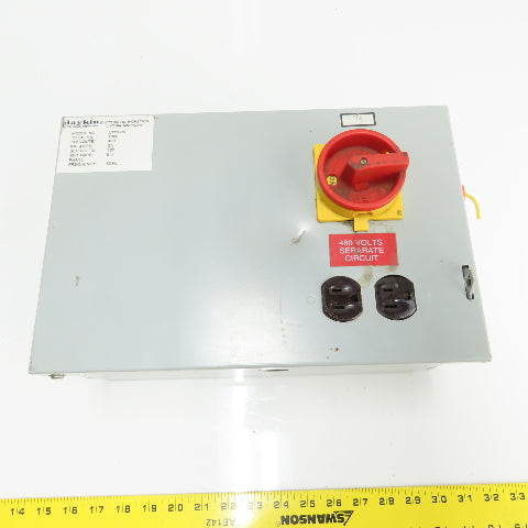 Daykin LTFS-05 Enclosed Disconnect Transformer Pri 460V Sec 120V 1000VA