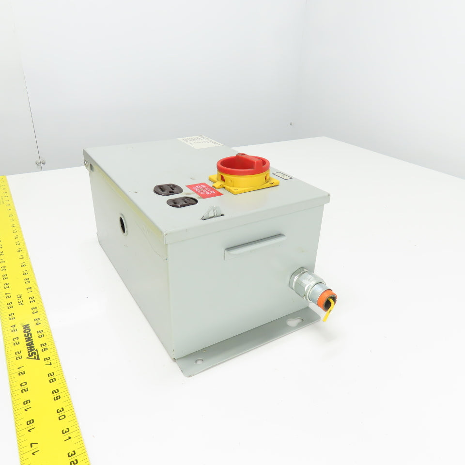 Daykin LTFS-05 Enclosed Disconnect Transformer Pri 460V Sec 120V 1000VA