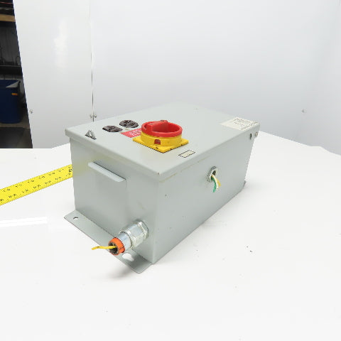 Daykin LTFS-05 Enclosed Disconnect Transformer Pri 460V Sec 120V 1000VA