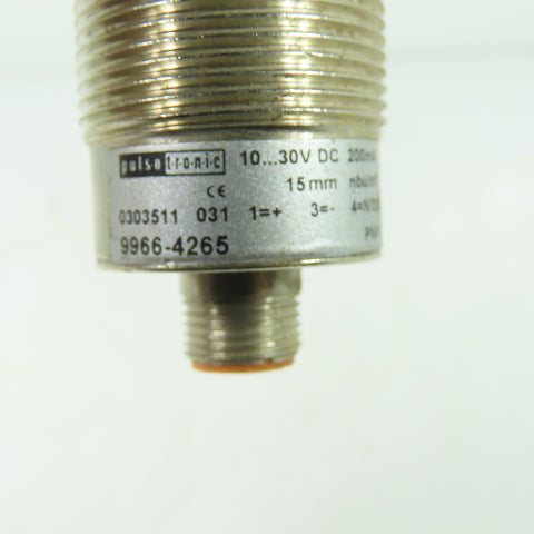 Pulse Tronic 9966-4265 200mA 15mm Proximity Sensor 10-30VDC