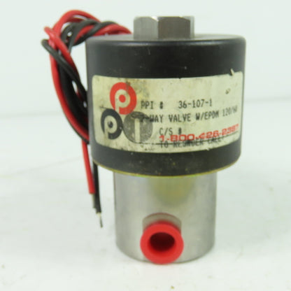 Peter Paul PPI 36-107-1 2-Way Valve W/EPDM 120V 60Hz