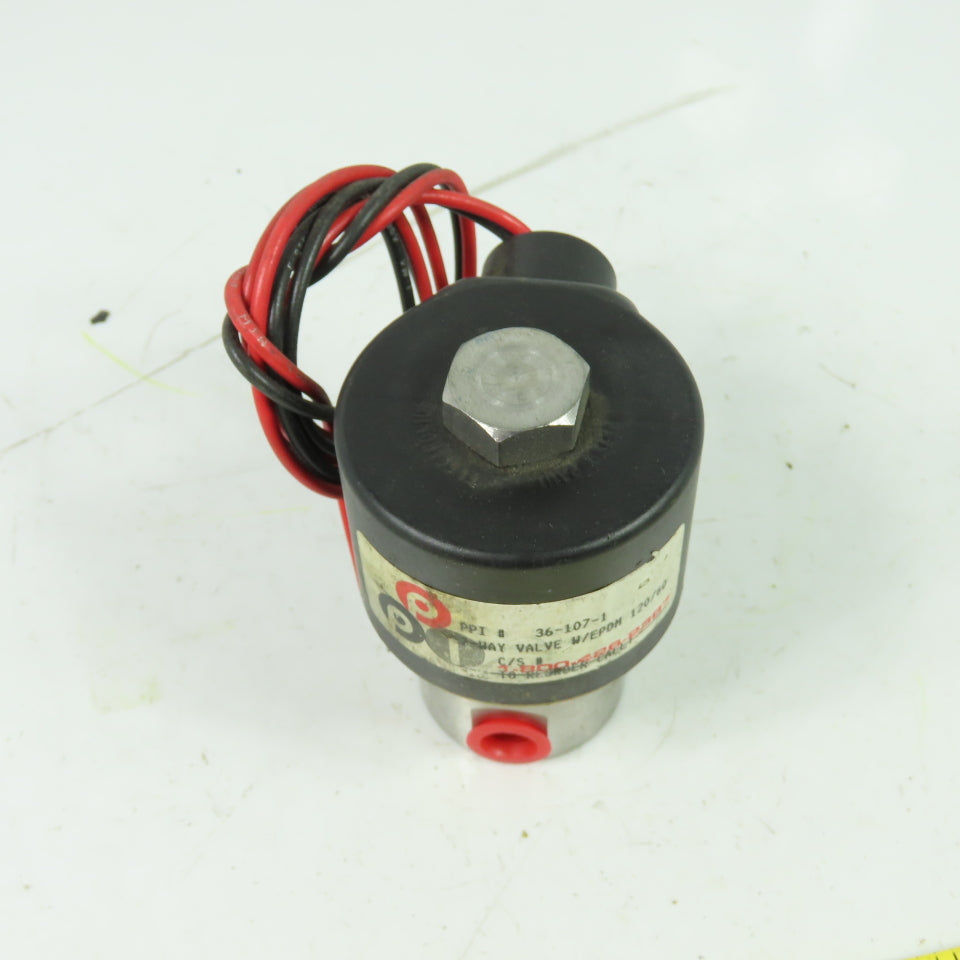 Peter Paul PPI 36-107-1 2-Way Valve W/EPDM 120V 60Hz