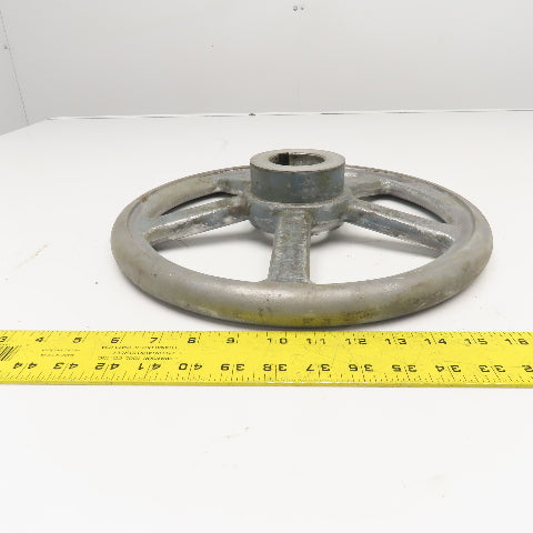 14" Spoked Machine Hand Wheel 2" Bore Aluminum