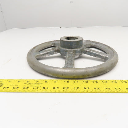 14" Spoked Machine Hand Wheel 2" Bore Aluminum