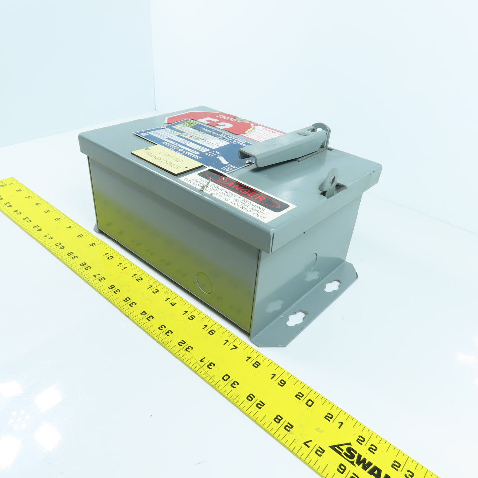 Square D SK5271N Class 9070 Transformer Disconnect Combo Pri 230/460 Sec 115V