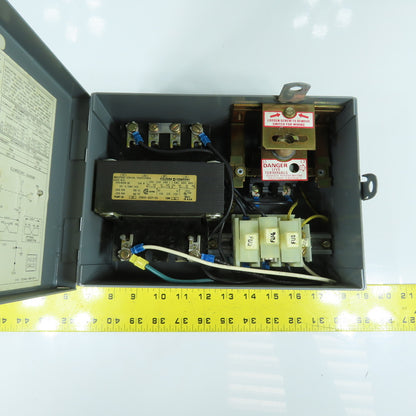Square D SK5271N Class 9070 Transformer Disconnect Combo Pri 230/460 Sec 115V