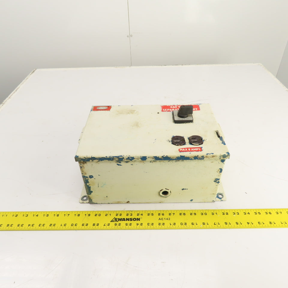 Daykin LTFS-05 Enclosed Disconnect Transformer Pri 460V Sec 115V 1000VA