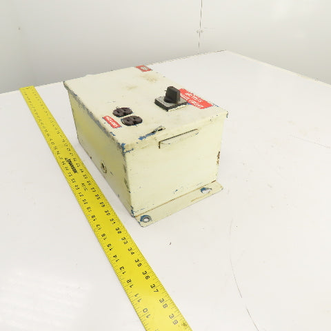Daykin LTFS-05 Enclosed Disconnect Transformer Pri 460V Sec 115V 1000VA