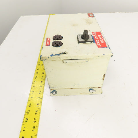 Daykin LTFS-05 Enclosed Disconnect Transformer Pri 460V Sec 115V 1000VA