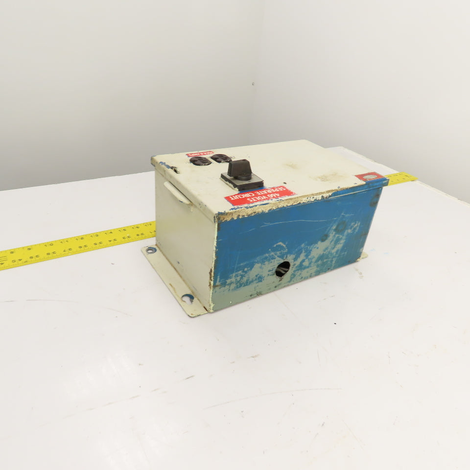 Daykin LTFS-05 Enclosed Disconnect Transformer Pri 460V Sec 115V 1000VA