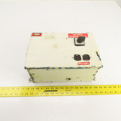 Daykin LTFS-05 Enclosed Disconnect Transformer Pri 460V Sec 115V 1000VA