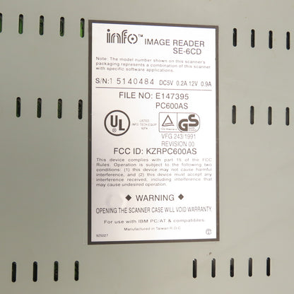 Info SE-6CD Image Reader Vintage Scanner