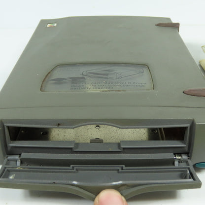 SyQuest 27001 Ezflyer 230mMB External Disk Drive W/ 3 Cartridges & Cord