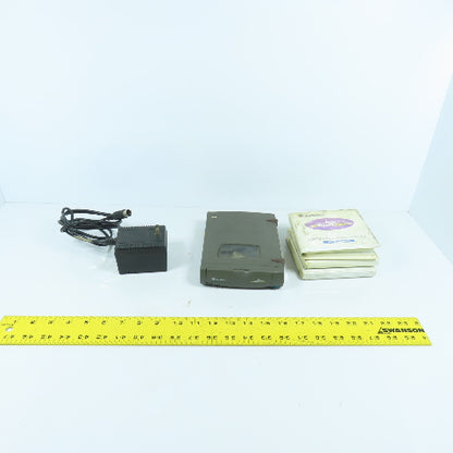 SyQuest 27001 Ezflyer 230mMB External Disk Drive W/ 3 Cartridges & Cord