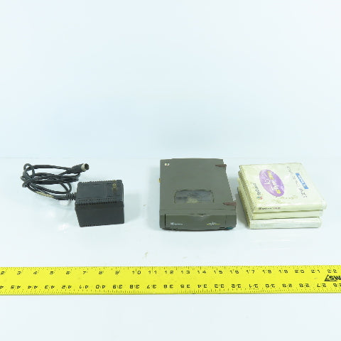 SyQuest 27001 Ezflyer 230mMB External Disk Drive W/ 3 Cartridges & Cord