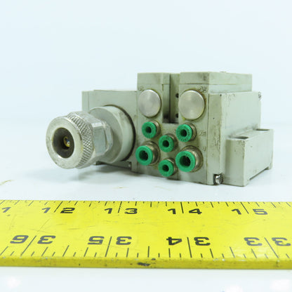 Numatics 020BW400MP00061 Pneumatic Solenoid Valve 24VDC Coil W/ Manifold