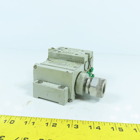 Numatics 020BW400MP00061 Pneumatic Solenoid Valve 24VDC Coil W/ Manifold