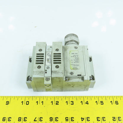Numatics 020BW400MP00061 Pneumatic Solenoid Valve 24VDC Coil W/ Manifold