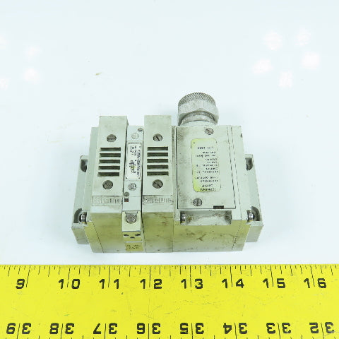 Numatics 020BW400MP00061 Pneumatic Solenoid Valve 24VDC Coil W/ Manifold