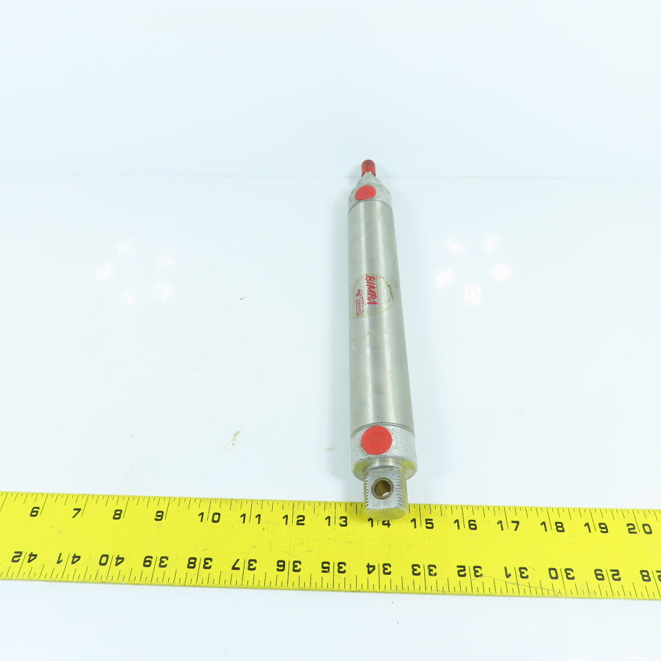 Bimba MRS-177-DXPZ Double Acting Pneumatic Stainless Cylinder 1.5" Bore 7"Stroke