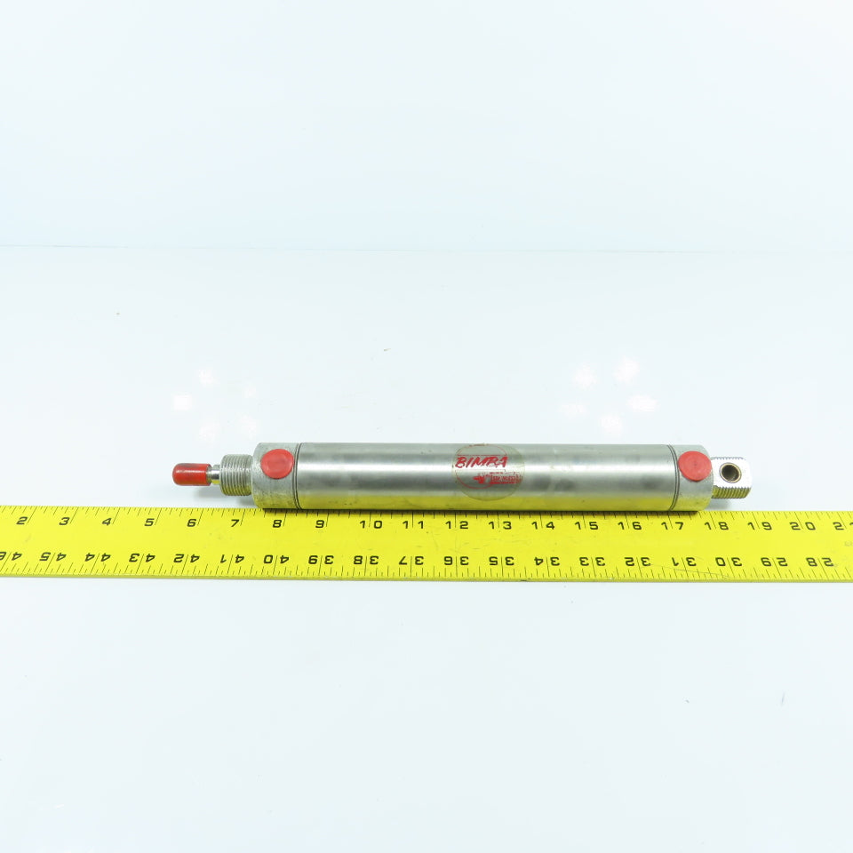 Bimba MRS-177-DXPZ Double Acting Pneumatic Stainless Cylinder 1.5" Bore 7"Stroke