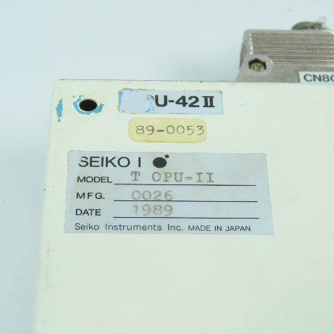 Seiko OPU-42II T OPU-II Robot Control Display W/ SKP-206-2 Board