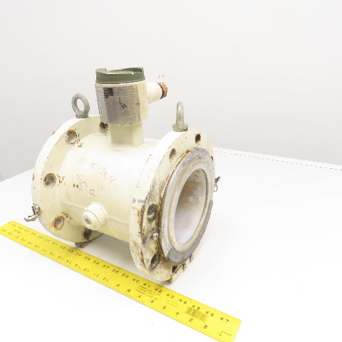 Yokogawa Admag AM215DN 6" Flange Mount Magnetic Flow Detector W/ Grounding Rings