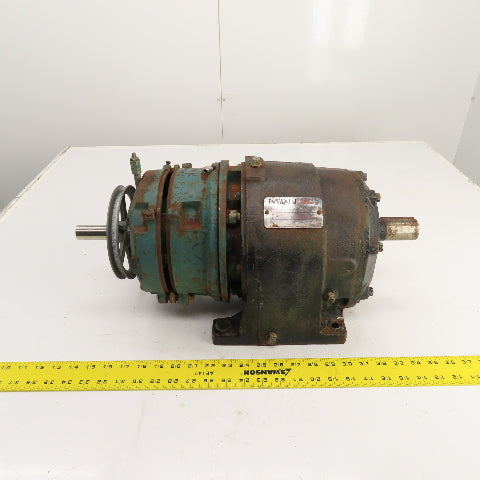 Reliance 182DG21A2 6.2 Ratio Inline Gear Reducer 1-3/8" Shaft x Pulley