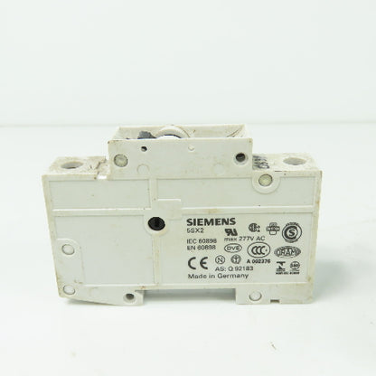 Siemens 5SX2 1-Pole Circuit Breaker 230/400V Lot Of 5